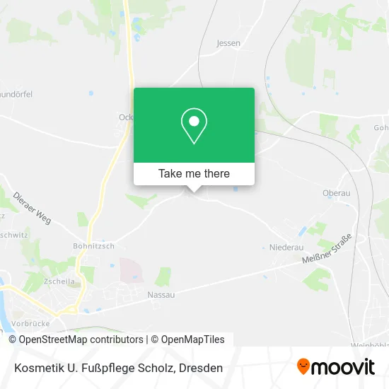 Карта Kosmetik U. Fußpflege Scholz