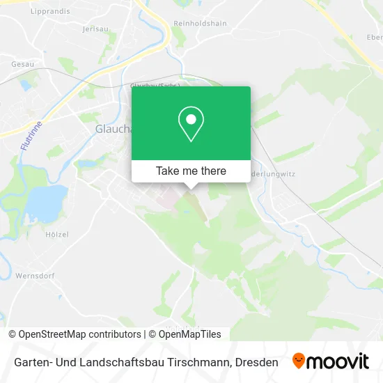 Карта Garten- Und Landschaftsbau Tirschmann