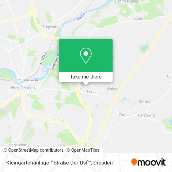 Карта Kleingartenanlage ""Straße Der Dsf""