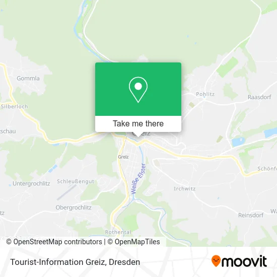 Карта Tourist-Information Greiz
