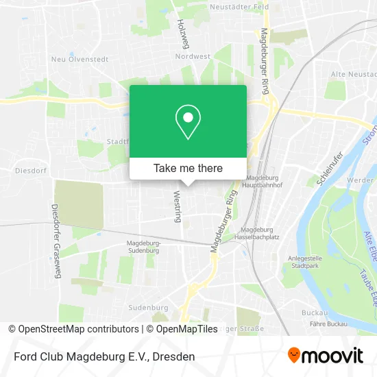 Карта Ford Club Magdeburg E.V.