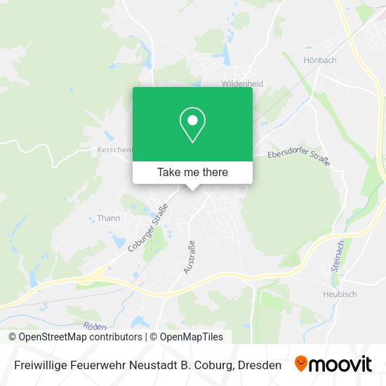 Карта Freiwillige Feuerwehr Neustadt B. Coburg