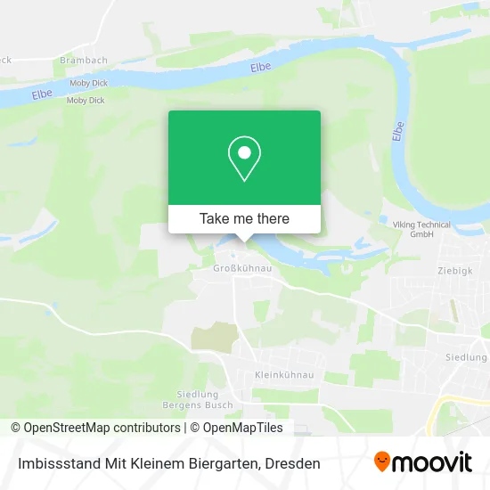Карта Imbissstand Mit Kleinem Biergarten