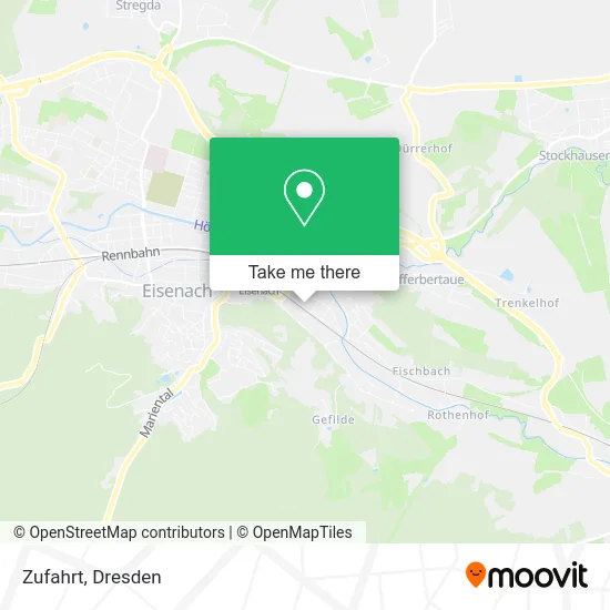 Карта Zufahrt