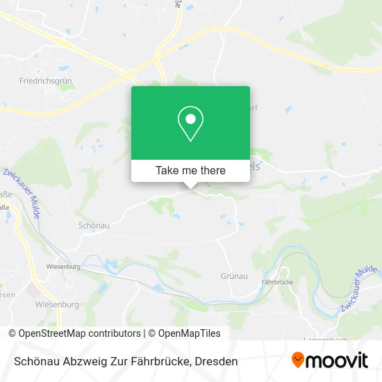 Карта Schönau Abzweig Zur Fährbrücke