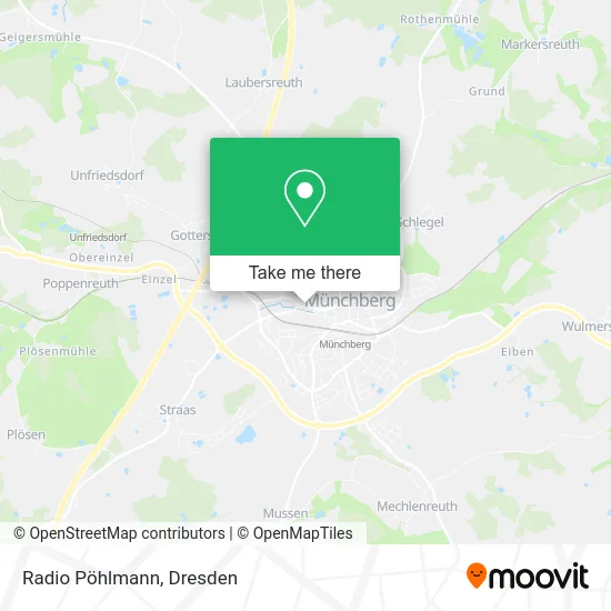 Карта Radio Pöhlmann