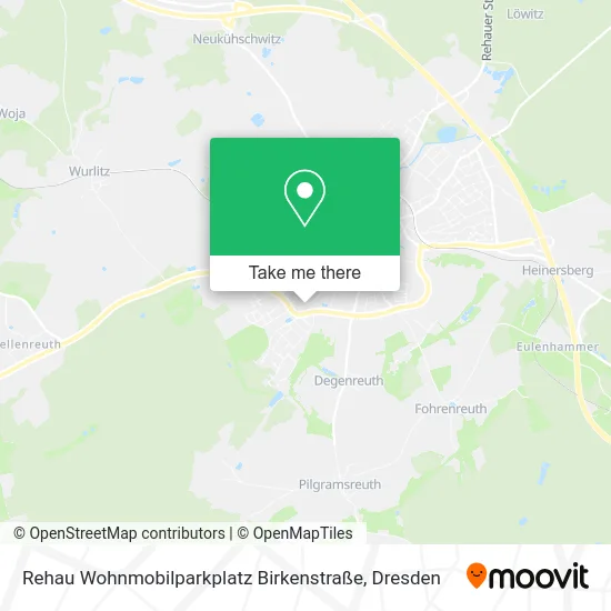 Карта Rehau Wohnmobilparkplatz Birkenstraße
