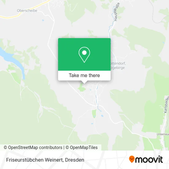 Карта Friseurstübchen Weinert