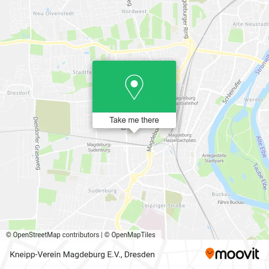 Карта Kneipp-Verein Magdeburg E.V.