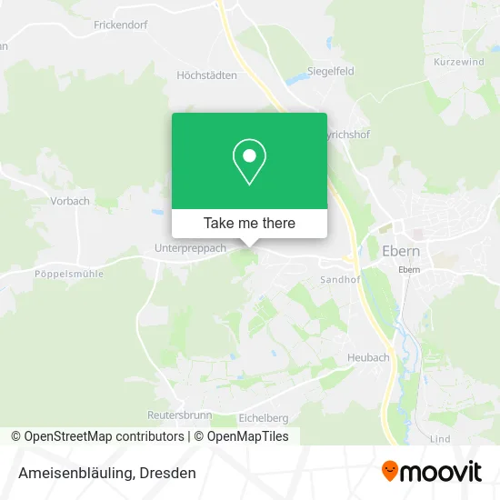 Карта Ameisenbläuling