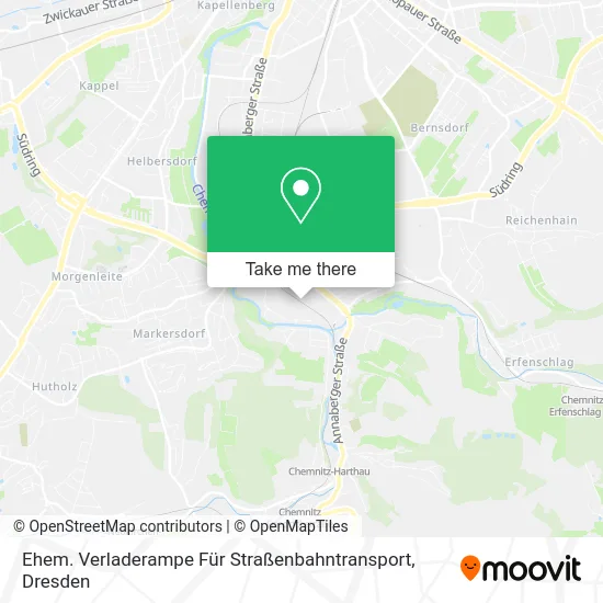 Карта Ehem. Verladerampe Für Straßenbahntransport