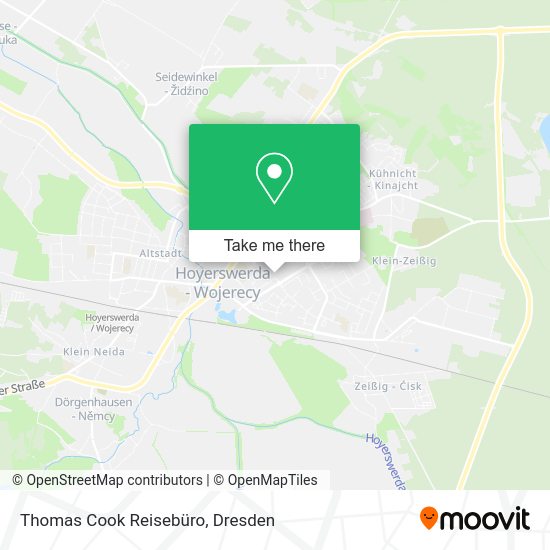 Карта Thomas Cook Reisebüro