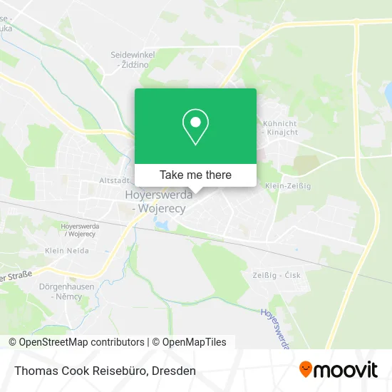 Карта Thomas Cook Reisebüro