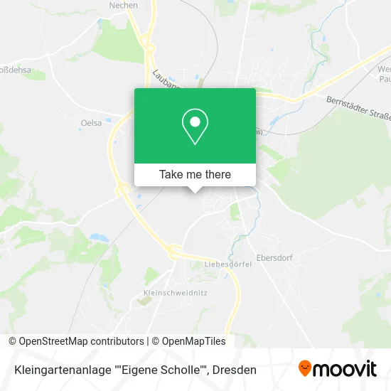Карта Kleingartenanlage ""Eigene Scholle""