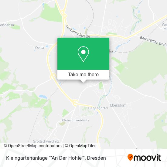 Карта Kleingartenanlage ""An Der Hohle""