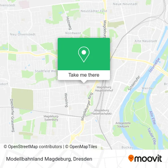 Карта Modellbahnland Magdeburg