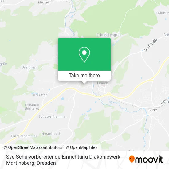 Карта Sve Schulvorbereitende Einrichtung Diakoniewerk Martinsberg