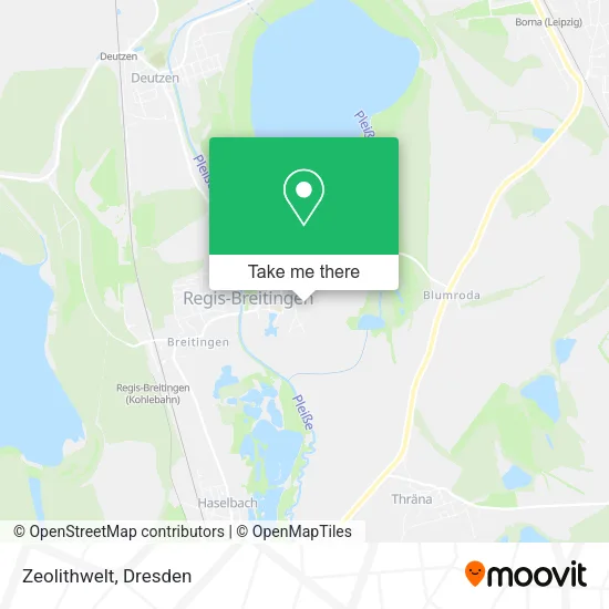 Карта Zeolithwelt