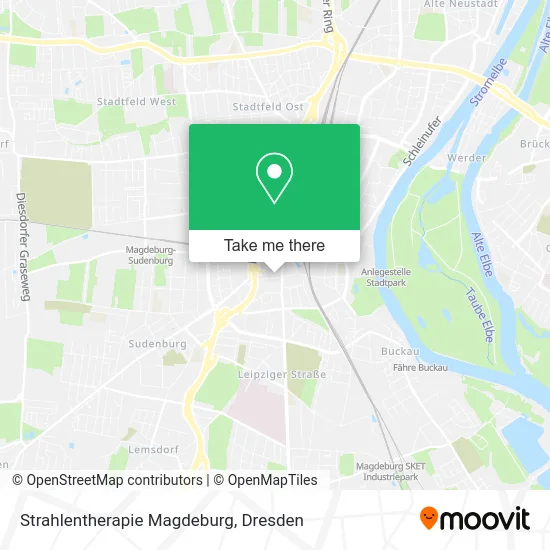 Карта Strahlentherapie Magdeburg