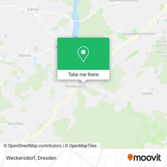Weckersdorf map