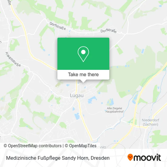 Карта Medizinische Fußpflege Sandy Horn