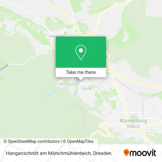 Карта Hanganschnitt am Mönchmühlenteich