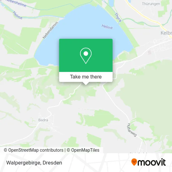 Карта Walpergebirge