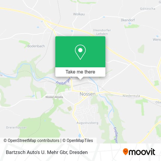 Карта Bartzsch Auto's U. Mehr Gbr