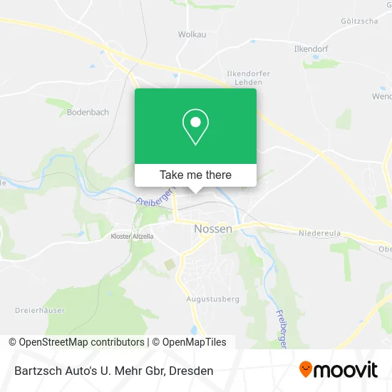 Карта Bartzsch Auto's U. Mehr Gbr