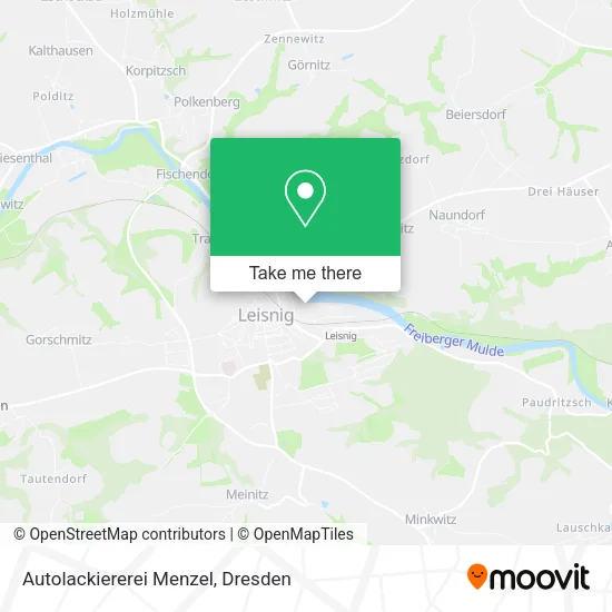 Карта Autolackiererei Menzel