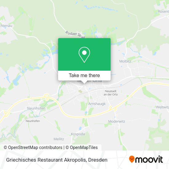 Карта Griechisches Restaurant Akropolis