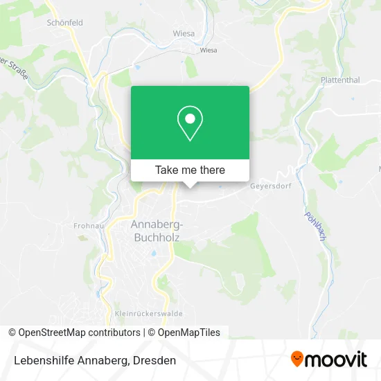 Карта Lebenshilfe Annaberg