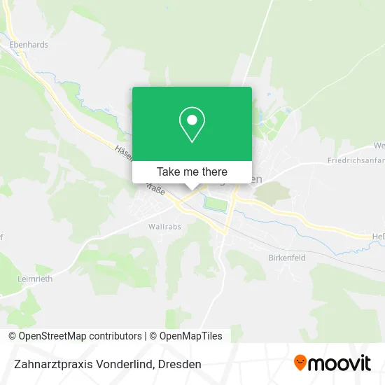 Карта Zahnarztpraxis Vonderlind