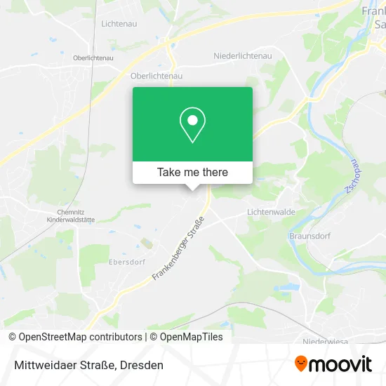 Карта Mittweidaer Straße