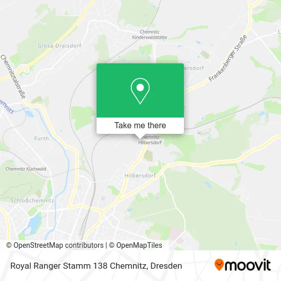 Royal Ranger Stamm 138 Chemnitz map