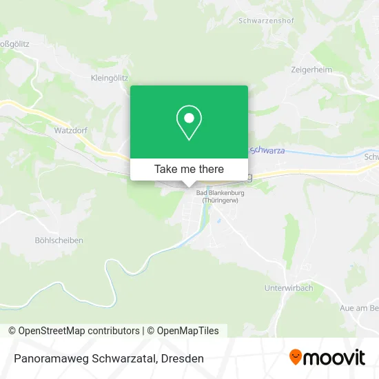 Карта Panoramaweg Schwarzatal