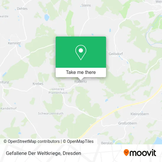 Карта Gefallene Der Weltkriege