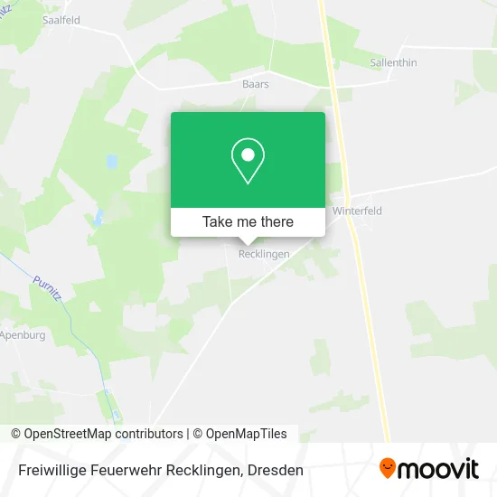 Карта Freiwillige Feuerwehr Recklingen