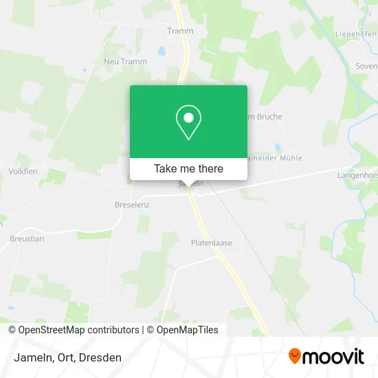 Карта Jameln, Ort