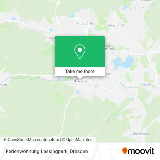 Карта Ferienwohnung Lessingpark