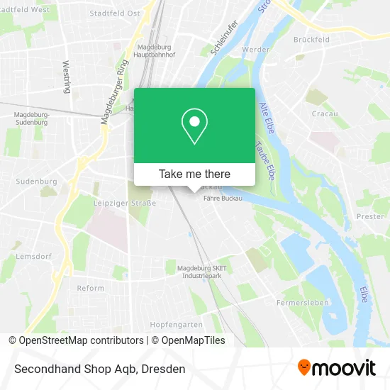 Карта Secondhand Shop Aqb