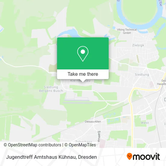 Карта Jugendtreff Amtshaus Kühnau
