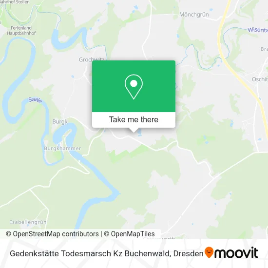 Карта Gedenkstätte Todesmarsch Kz Buchenwald