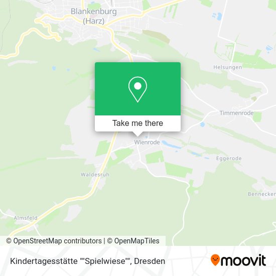 Карта Kindertagesstätte ""Spielwiese""