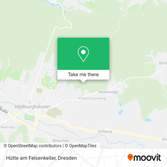 Карта Hütte am Felsenkeller