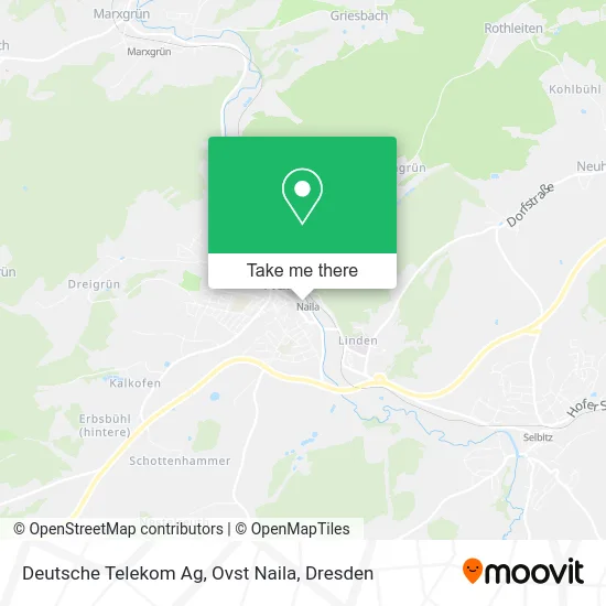 Карта Deutsche Telekom Ag, Ovst Naila