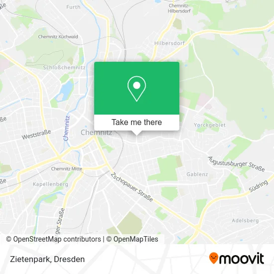 Карта Zietenpark