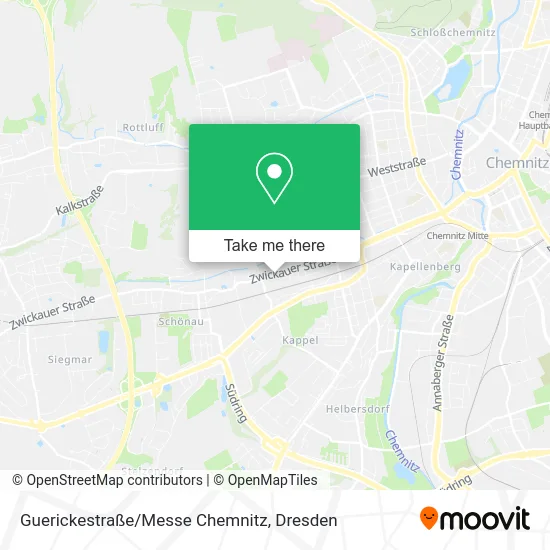 Карта Guerickestraße/Messe Chemnitz