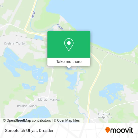 Карта Spreeteich Uhyst