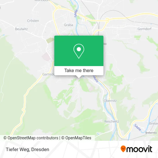 Карта Tiefer Weg